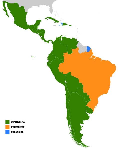 Latin (Güney) Amerika Gezi Rehberi ve Notları 4 Guney Amerika Haritasi