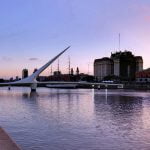Puente de la Mujer Köprü Arjantin