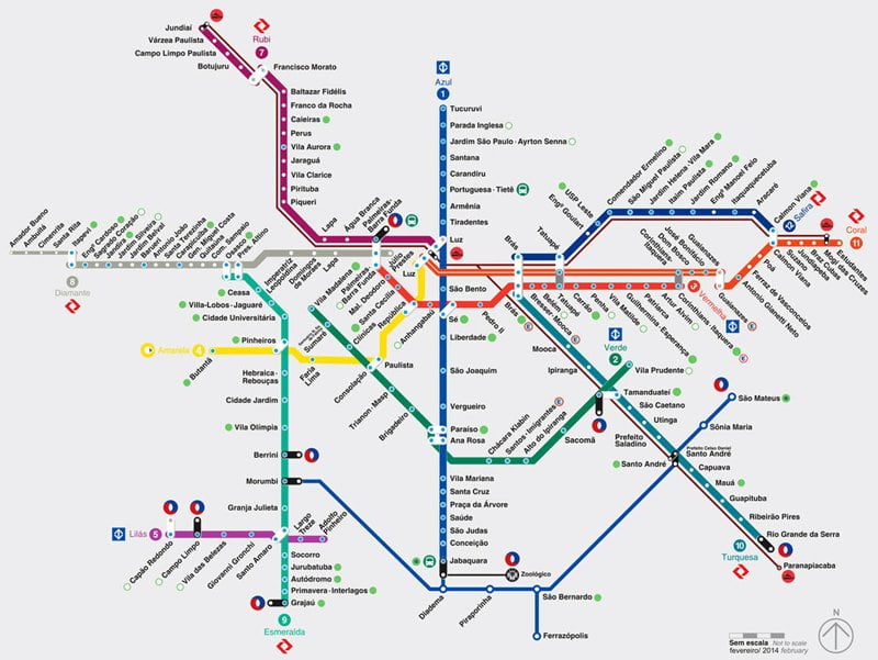 Brezilya Gezilecek Yerler, Detaylı Brezilya Gezi Rehberi 5 sao paulo metro