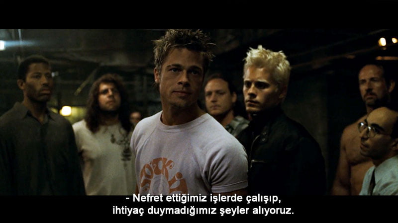 fight club konusma sahnesi