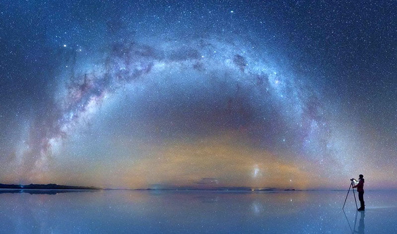 Şili'den Bolivya'ya Çöl Yolculuğu 68 uyuni gece fotografi