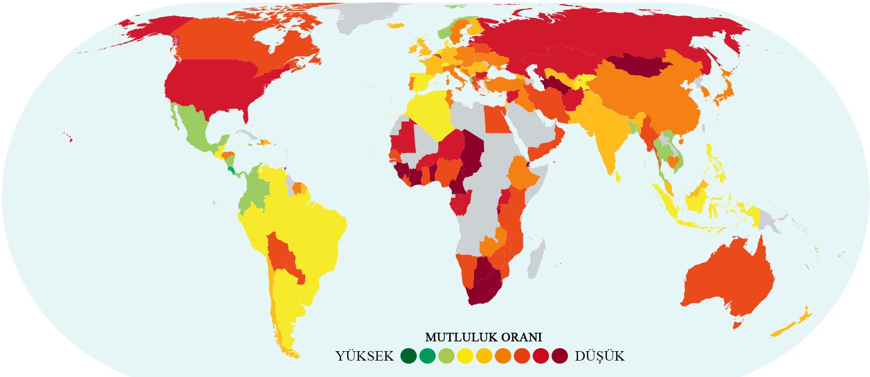 Dünyanın En Mutlu Ülkesi.. Kosta Rika 3 Mutluluk Haritası
