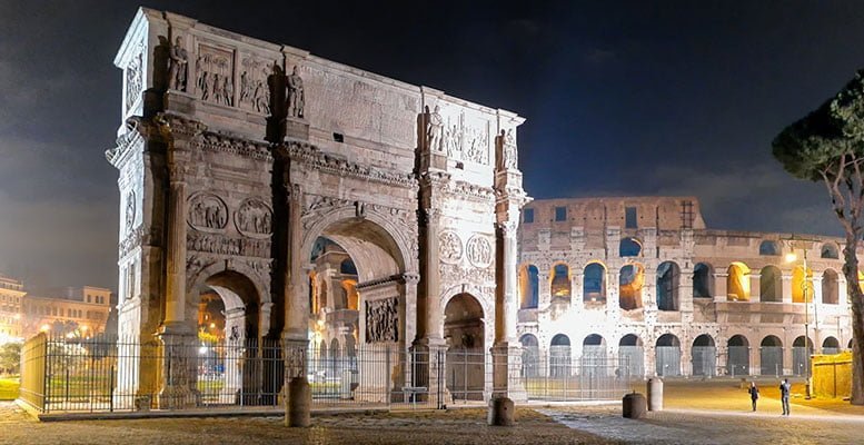 Roma & Vatikan Gezilecek Yerler 5 Arch of Constantine