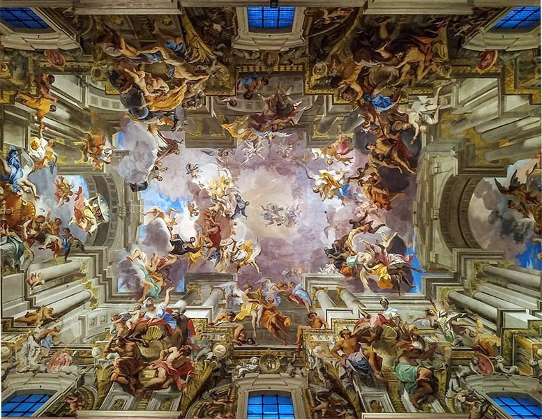 Roma & Vatikan Gezilecek Yerler 22 Chiesa di Sant' Ignazio di Loyola
