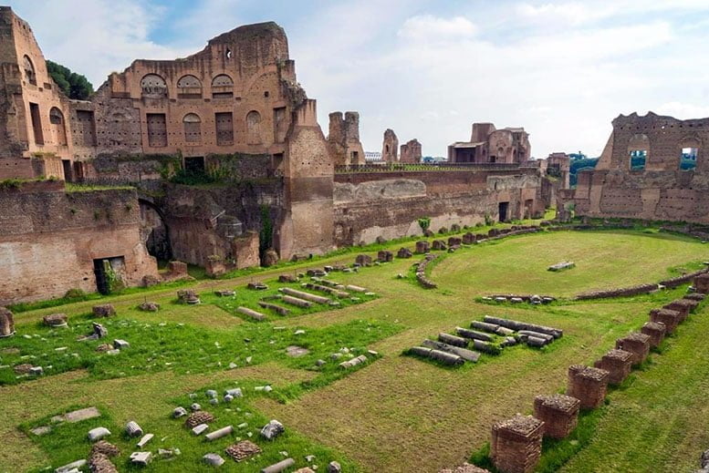 Roma & Vatikan Gezilecek Yerler 7 Hippodrome Garden of Domitian