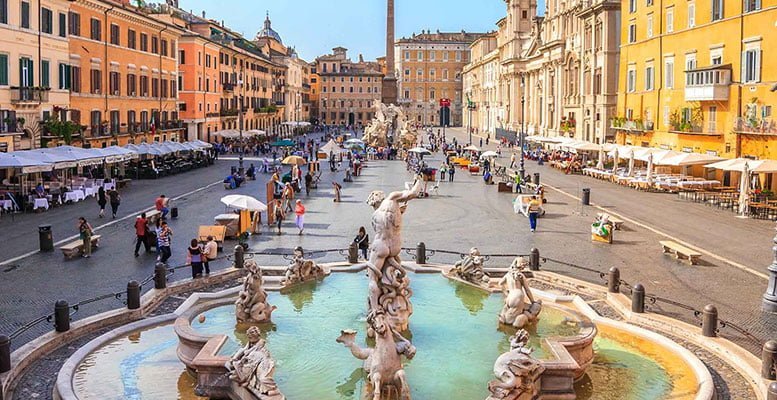 Roma & Vatikan Gezilecek Yerler 13 Navona Meydanı